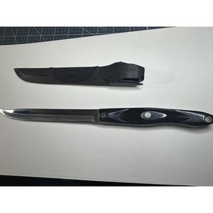 6-3/4"Cutco Petite Carver #1729(Black) With 6-3/4" Petite Carver Sheath #1729-2